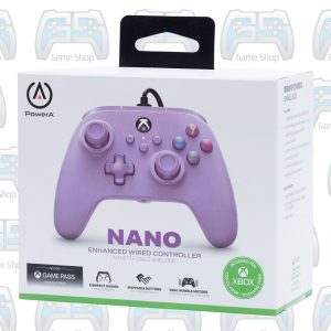 MANETTE POWER A NANO PURPLE AVEC GAMEPASS OFFERT | PC - XBOX ONE - SERIES 1