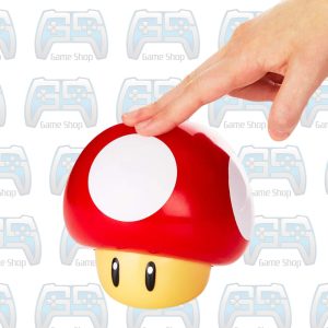 LAMPE NINTENDO SUPER MARIO MUSHROOM ROUGE CLAIR 3