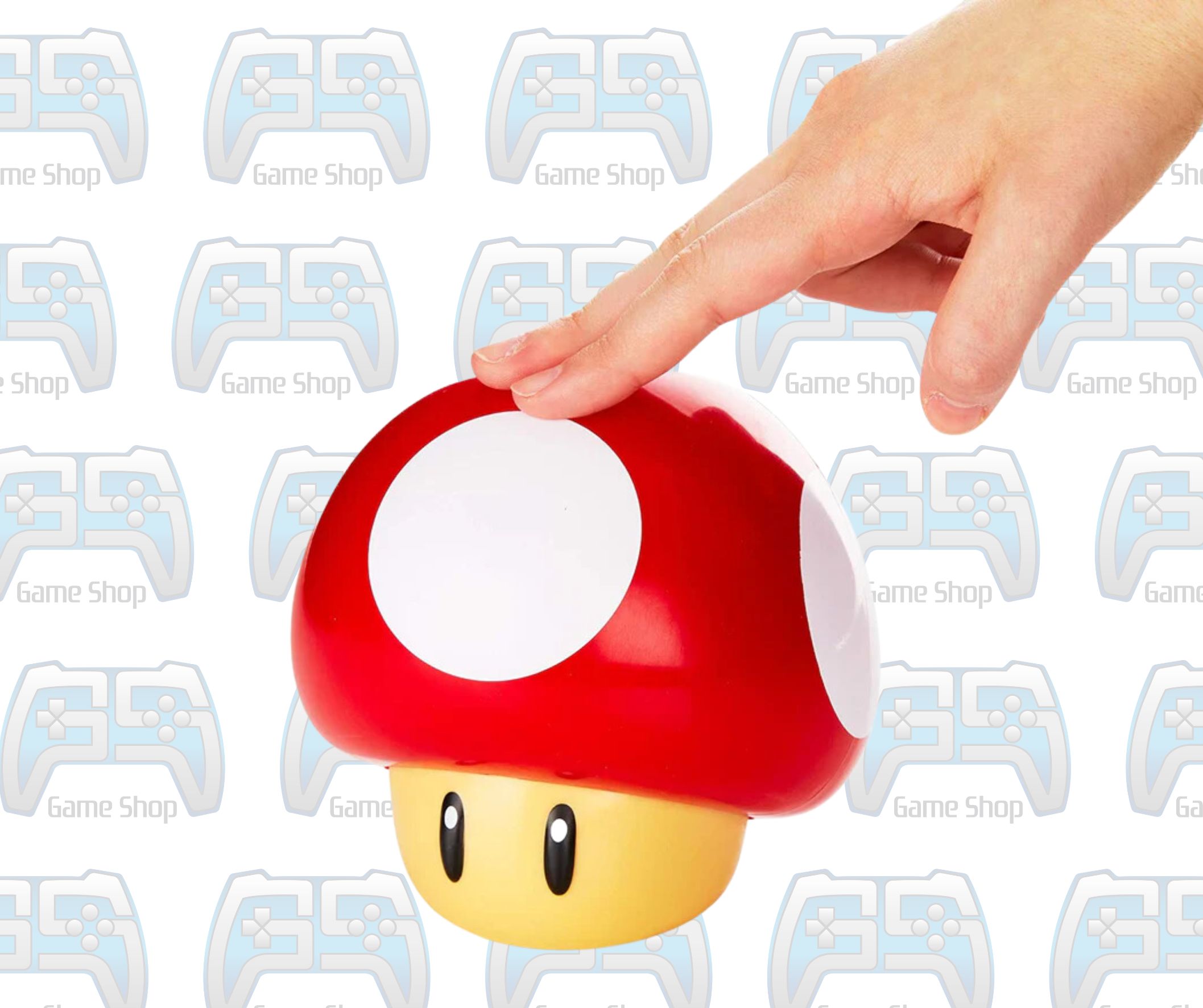 LAMPE NINTENDO SUPER MARIO MUSHROOM ROUGE CLAIR