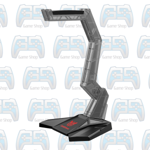 PORTE CASQUE HEADSET STAND ONIKUMA ROUGE TRANSPARENT 2
