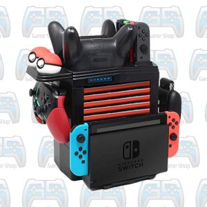 KJH STATION DE CHARGE MULTIFONCTION SUPPORT POKETBALL ET RANGEMENT JEUX | SWITCH 2