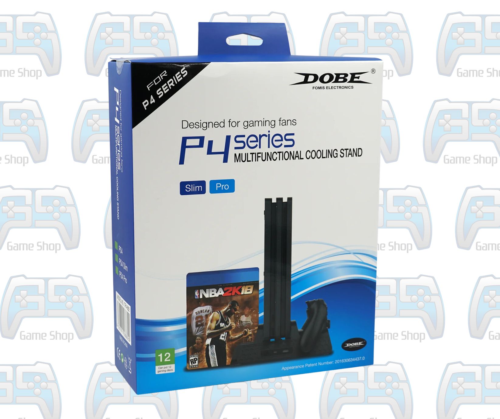 STATION DE CHARGE MULTIFONCTION DOBE P4 SERIES MULTIFUNCTIONAL COOLING STAND | PS4