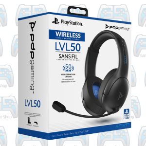 CASQUE GAMING SANS FIL WIRELESS STEREO PDP LVL 50 | NOIR | PC - PS5 - PS4 1