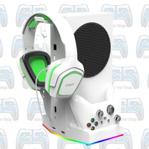 STATION IPEGA VERTICAL STAND CHARGING STATION FOR XSS AVEC DEUX PACKS BATTERIES, LUMIERE RGB ET SUPPORT CASQUE 2