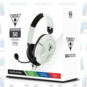 CASQUE GAMING TURTLE BEACH RECON 50 | BLANC | PC - CONSOLES 1