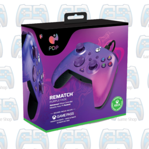 MANETTE PDP FILAIRE REMATCH GLOW PURPLE FADE POUR XBOX + GAME PASS 1 MOIS 1