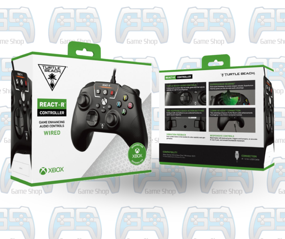Turtle Beach React-R Black Xbox Series