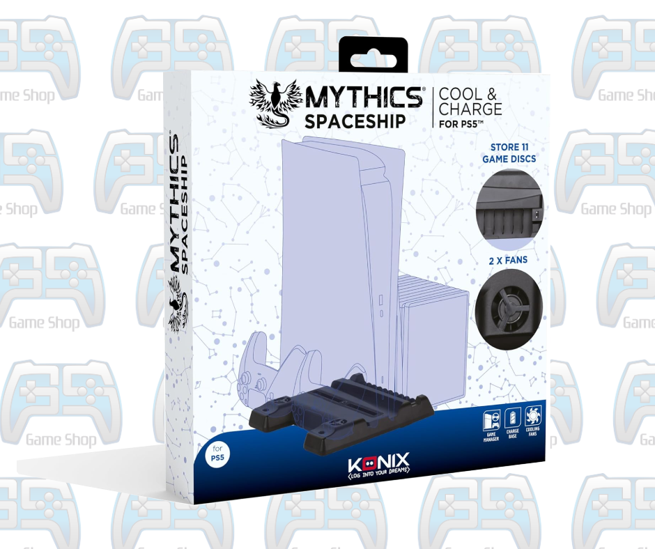 STATION DE REFROIDISSEMENT ET DE CHARGE MYTHICS - KONIX SPACESHIP PS5