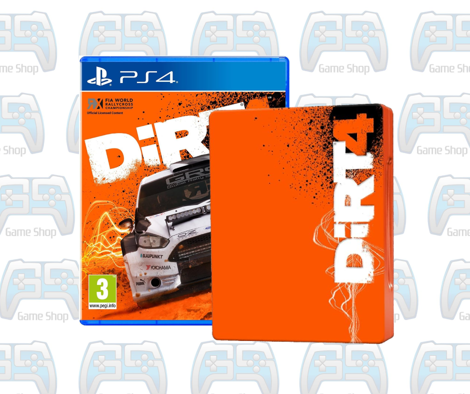 DIRT 4 STEELBOOK EDITION | PS4 OCCASION