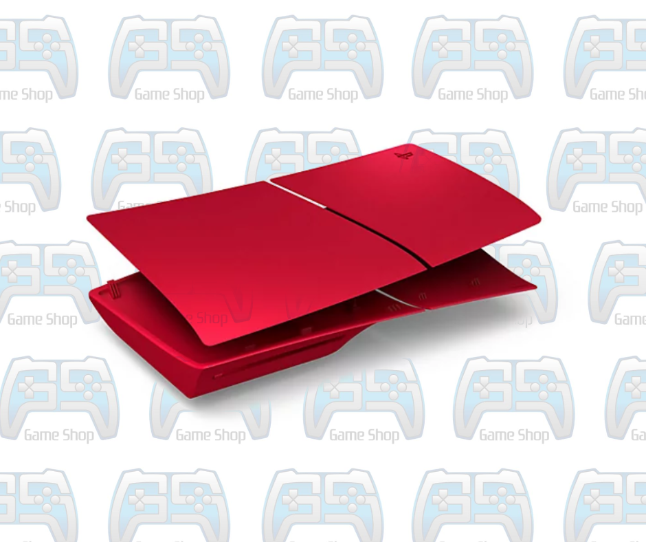 PLATES VOLCANIC ROUGE POUR PS5 SLIM
