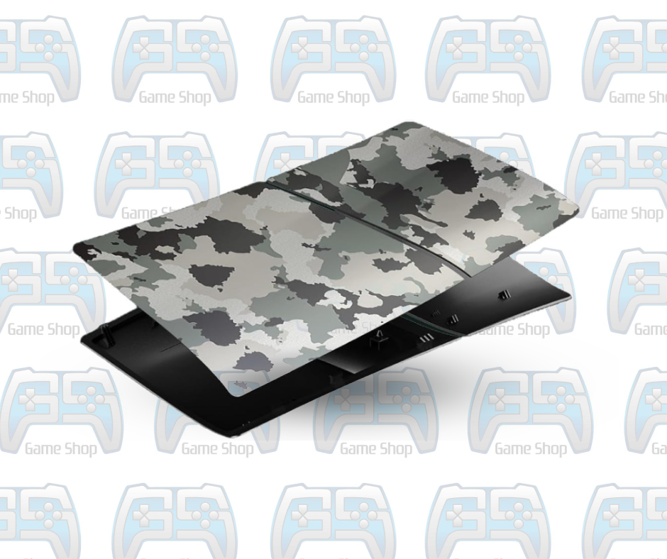 PLATES GRIS MILITAIRE POUR PS5 SLIM