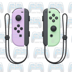 JOYCON SWITCH VIOLET PASTEL ET VERT PASTEL 2