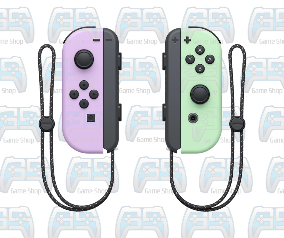 JOYCON SWITCH VIOLET PASTEL ET VERT PASTEL