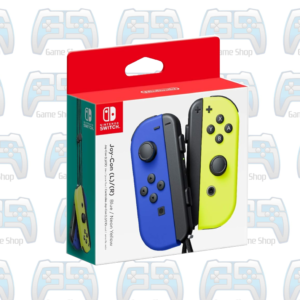 JOYCON SWITCH BLEU FLUO ET JAUNE FLUO 1