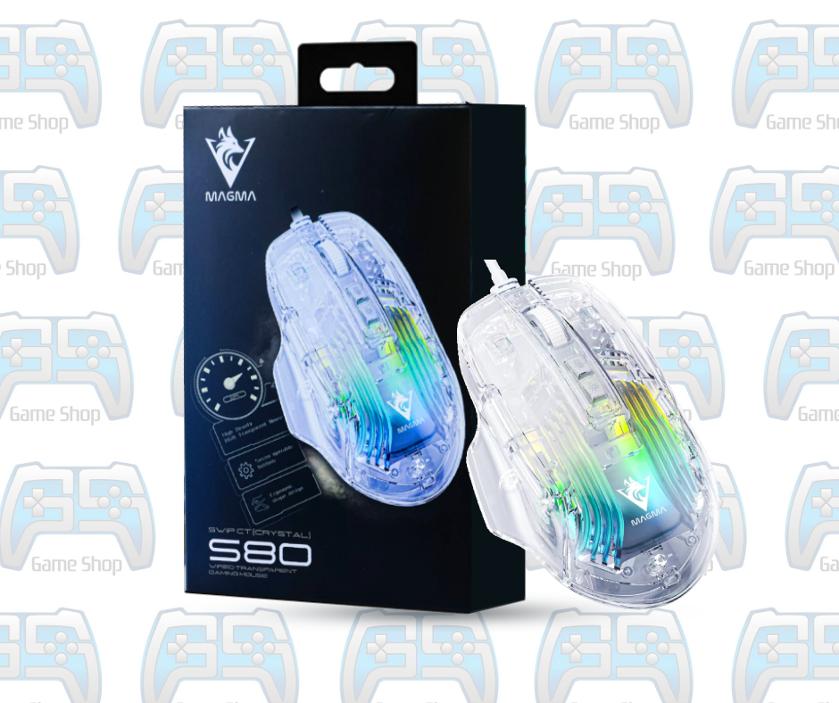 SOURIS TRANSPARENTE MAGMA S80