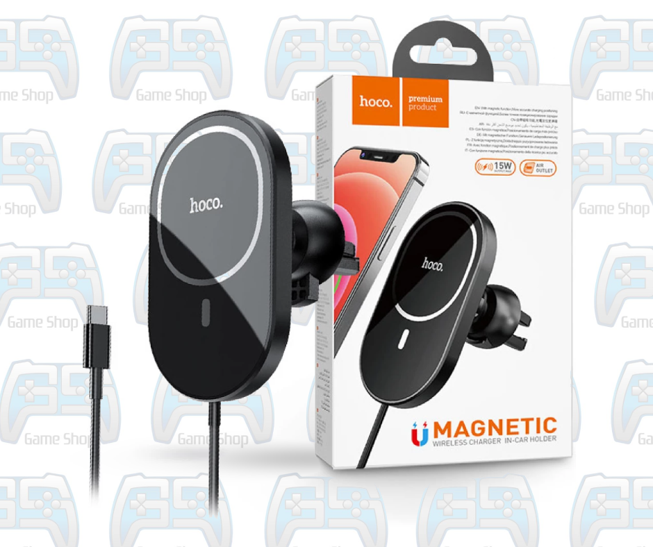 HOCO CA90 – SUPPORT DE VOITURE MAGNÉTIQUE ET CHARGEUR RAPIDE