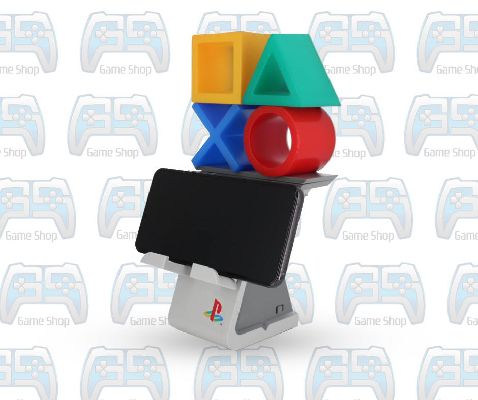SUPPORT MANETTE &amp; TÉLÉPHONE PLAYSTATION HERITAGE IKON LED