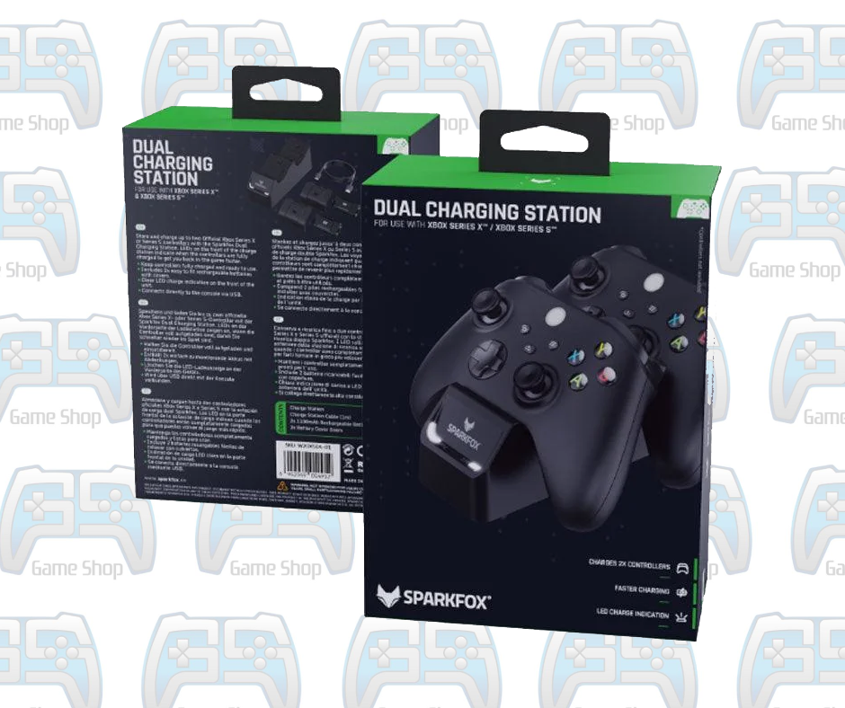DOUBLE STATION DE CHARGE SPARKFOX MANETTE XBOX SERIES X/S