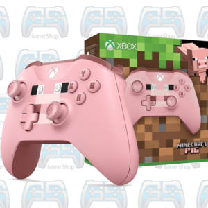 MANETTE SANS FIL POUR XBOX - EDITION LIMITÉE - MINECRAFT PIG 1
