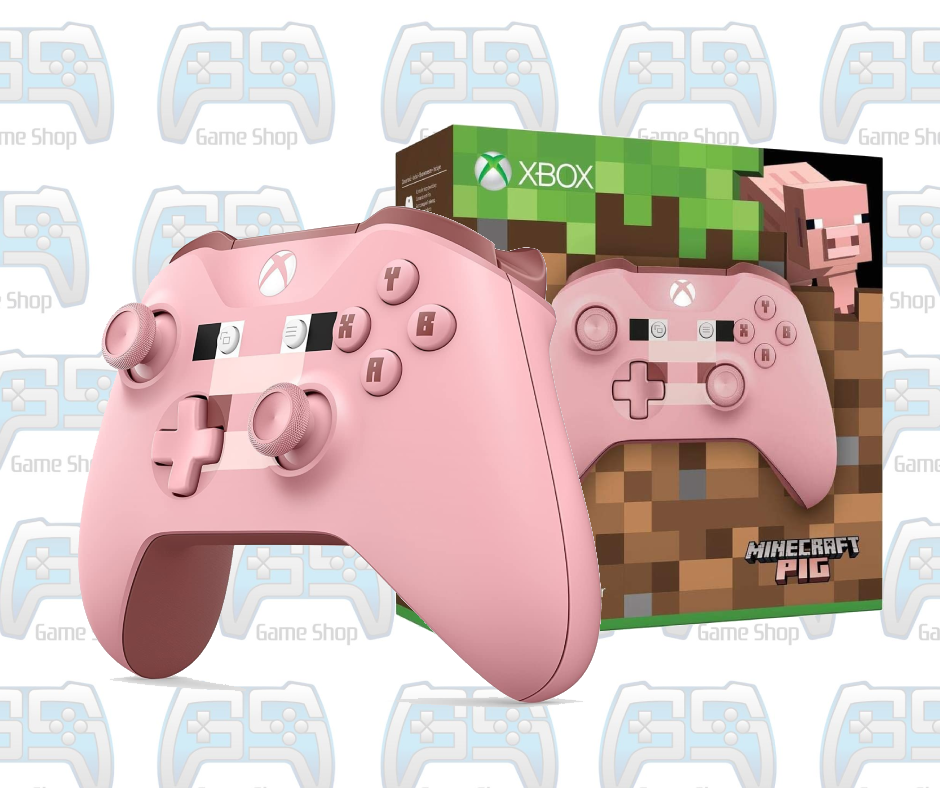 MANETTE SANS FIL POUR XBOX - EDITION LIMITÉE - MINECRAFT PIG