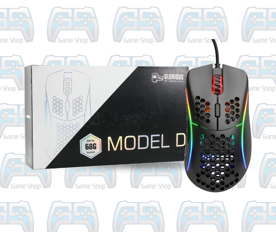 SOURIS GAMING GLORIOUS MODEL D - RGB 68G FILAIRE NOIRE