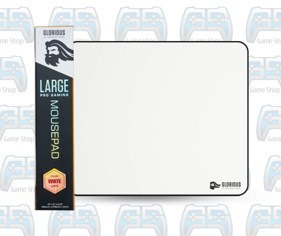 TAPIS DE SOURIS GLORIOUS XL (460 X 410 X 5 MM) - BLANC