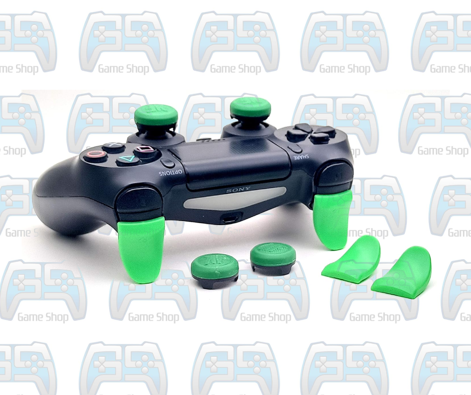 JOYSTICK SKEIDO PS4 + EXTENSION GACHETTE L2 R2 - VERT