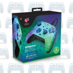 MANETTE PDP REMATCH GLITCH GREEN POUR XBOX | XBOX ONE - SERIES - PC 1
