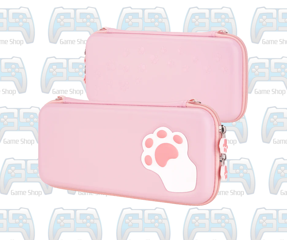 Pochette PlayVital Cat Paw Pink Nintendo Switch