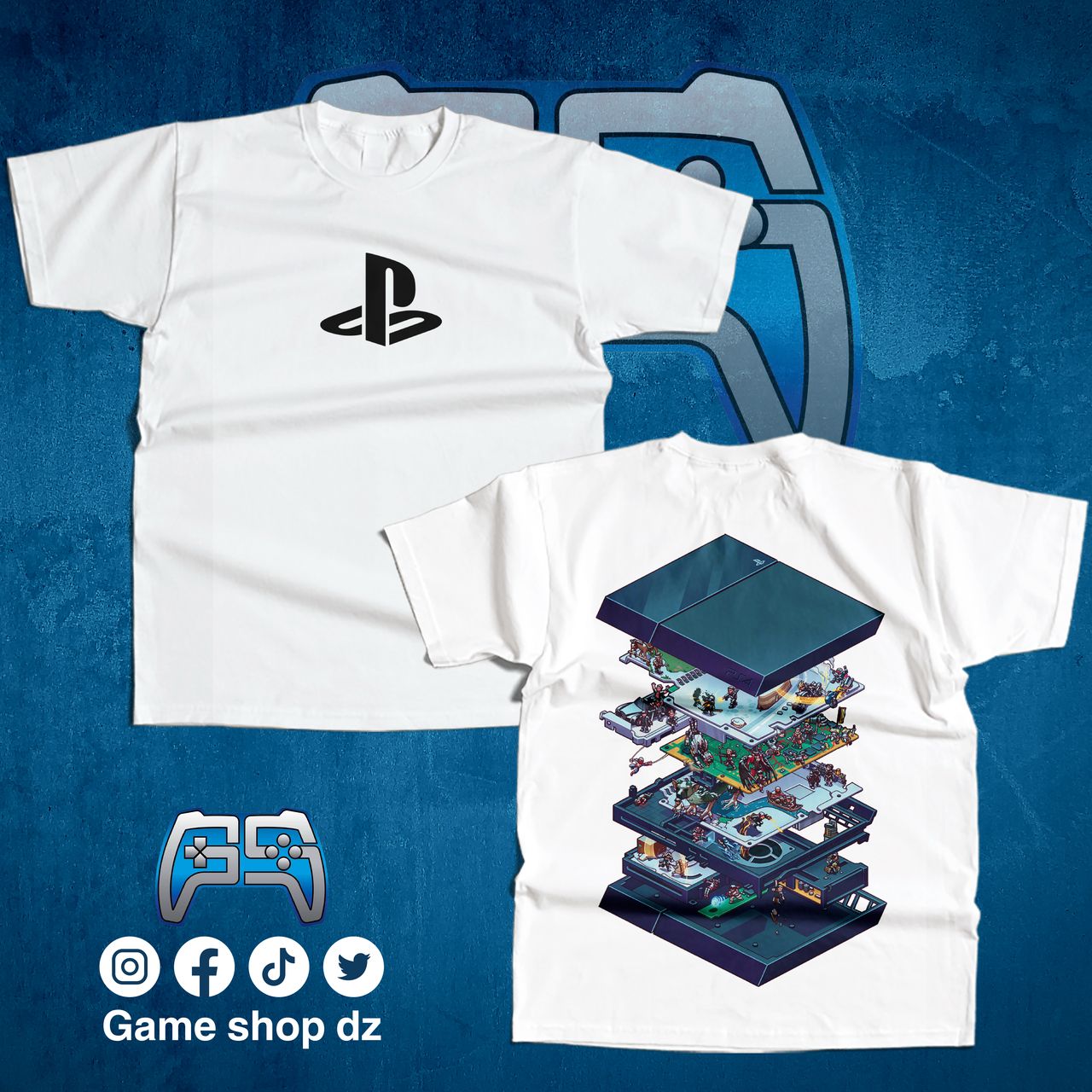 T-SHIRT PLAYSTATION 4