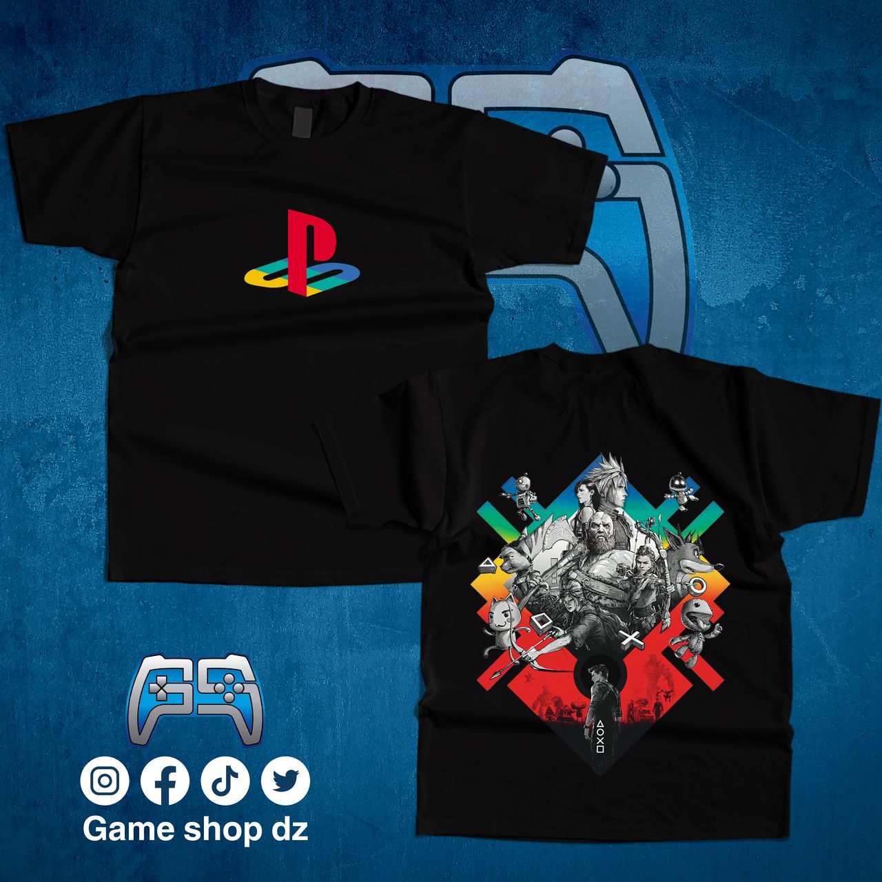 T-SHIRT PLAYSTATION EXCLUSIVES | NOIR