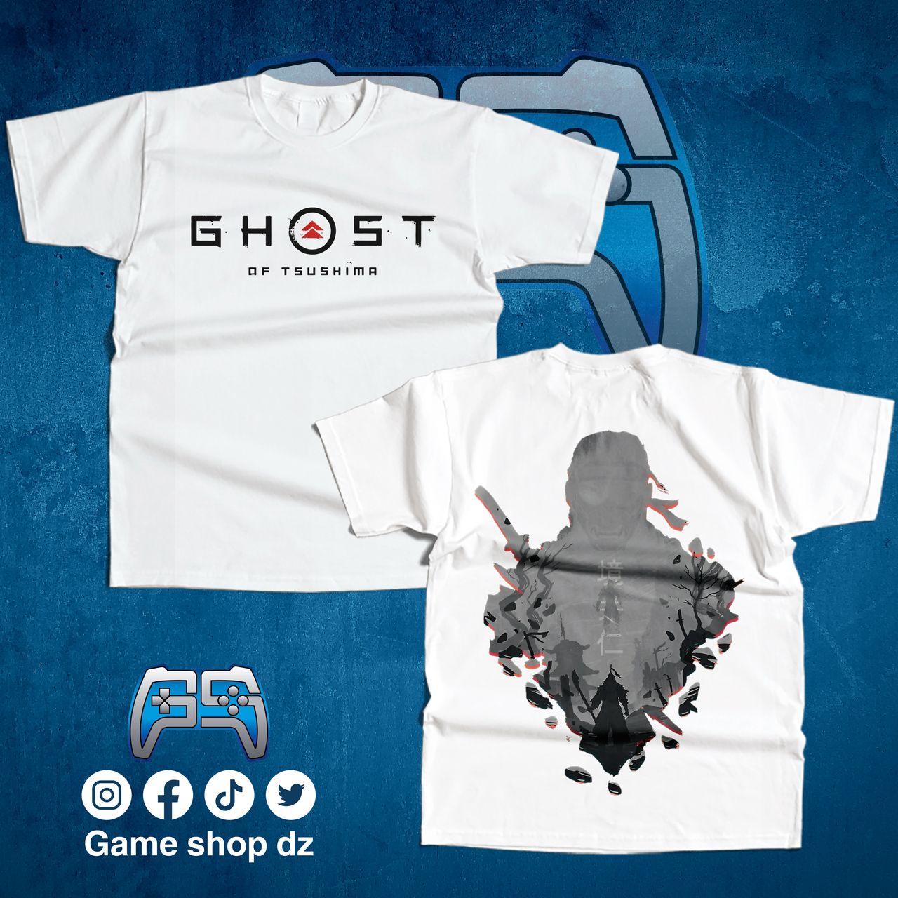 T-SHIRT GHOST OF TSUSHIMA | BLANC