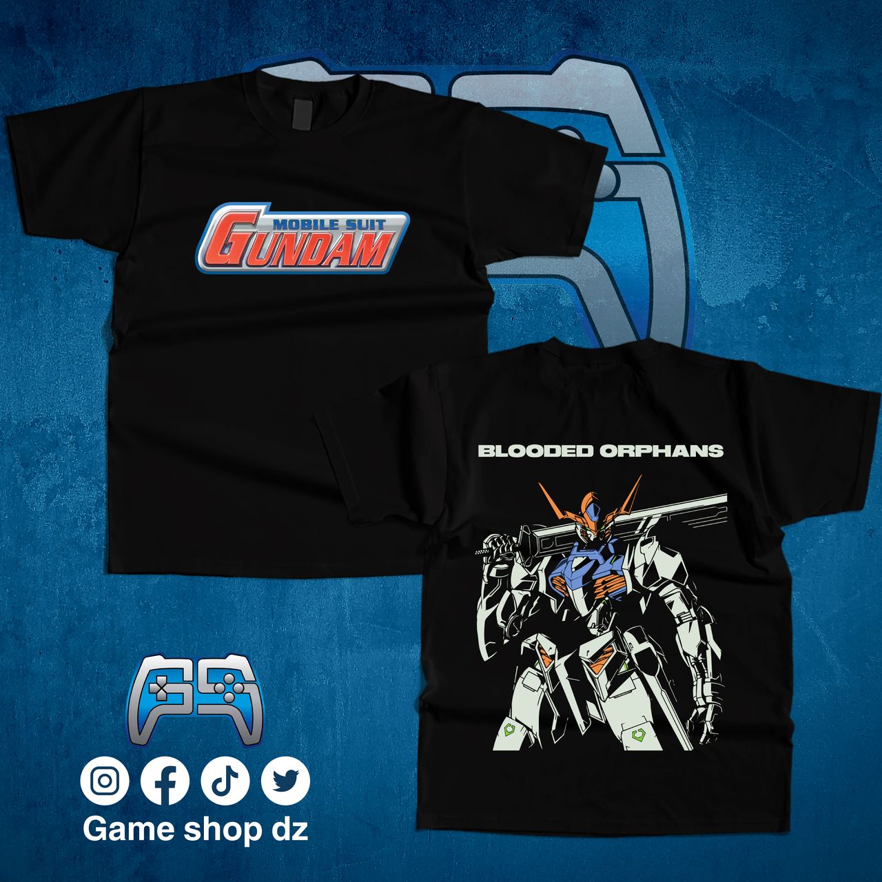 T-SHIRT GUNDAM | NOIR
