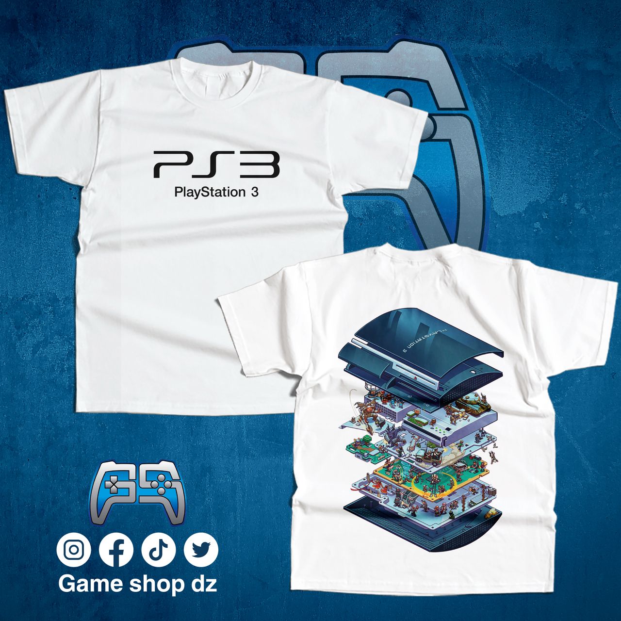 T-SHIRT PLAYSTATION 3 | BLANC