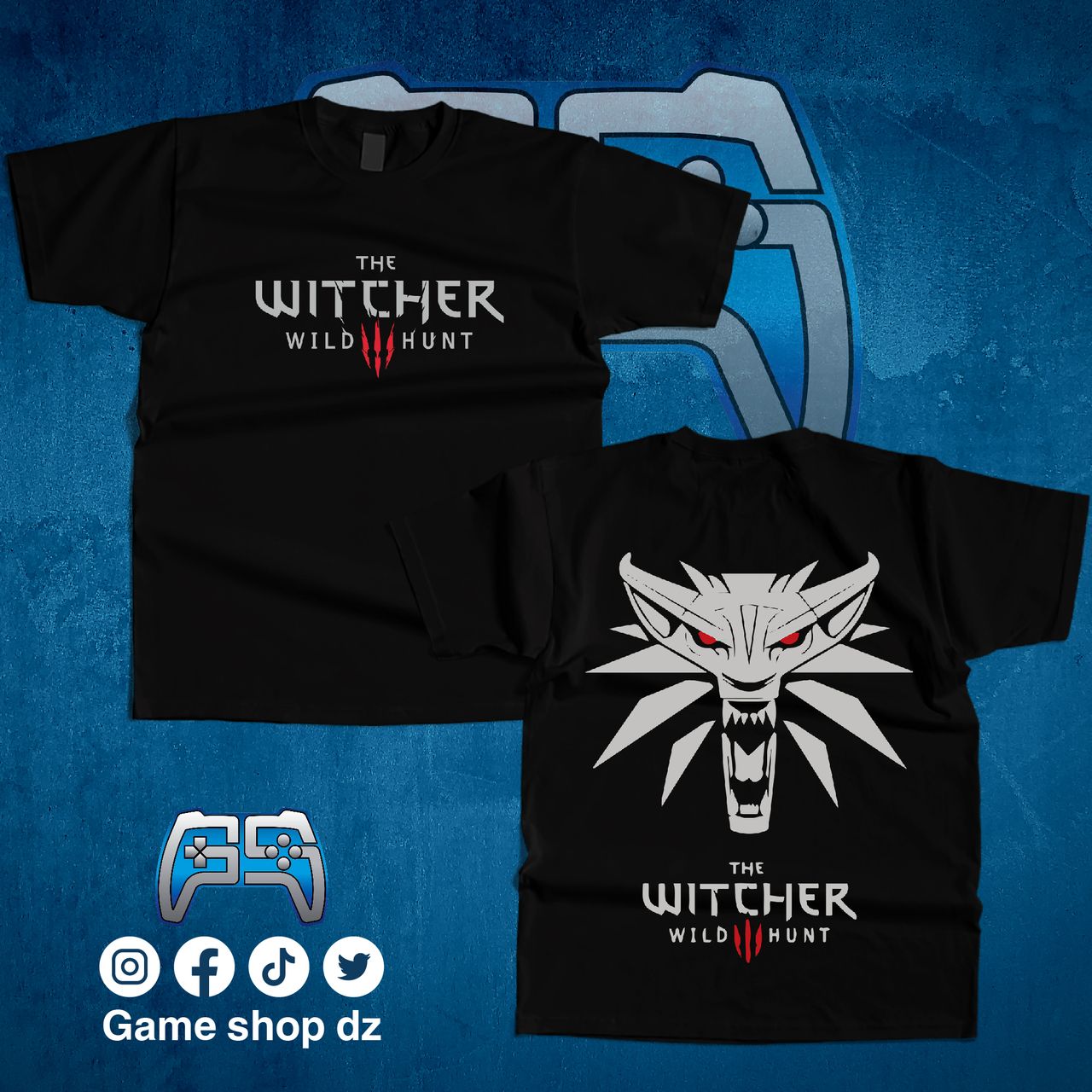 T-SHIRT THE WITCHER | NOIR