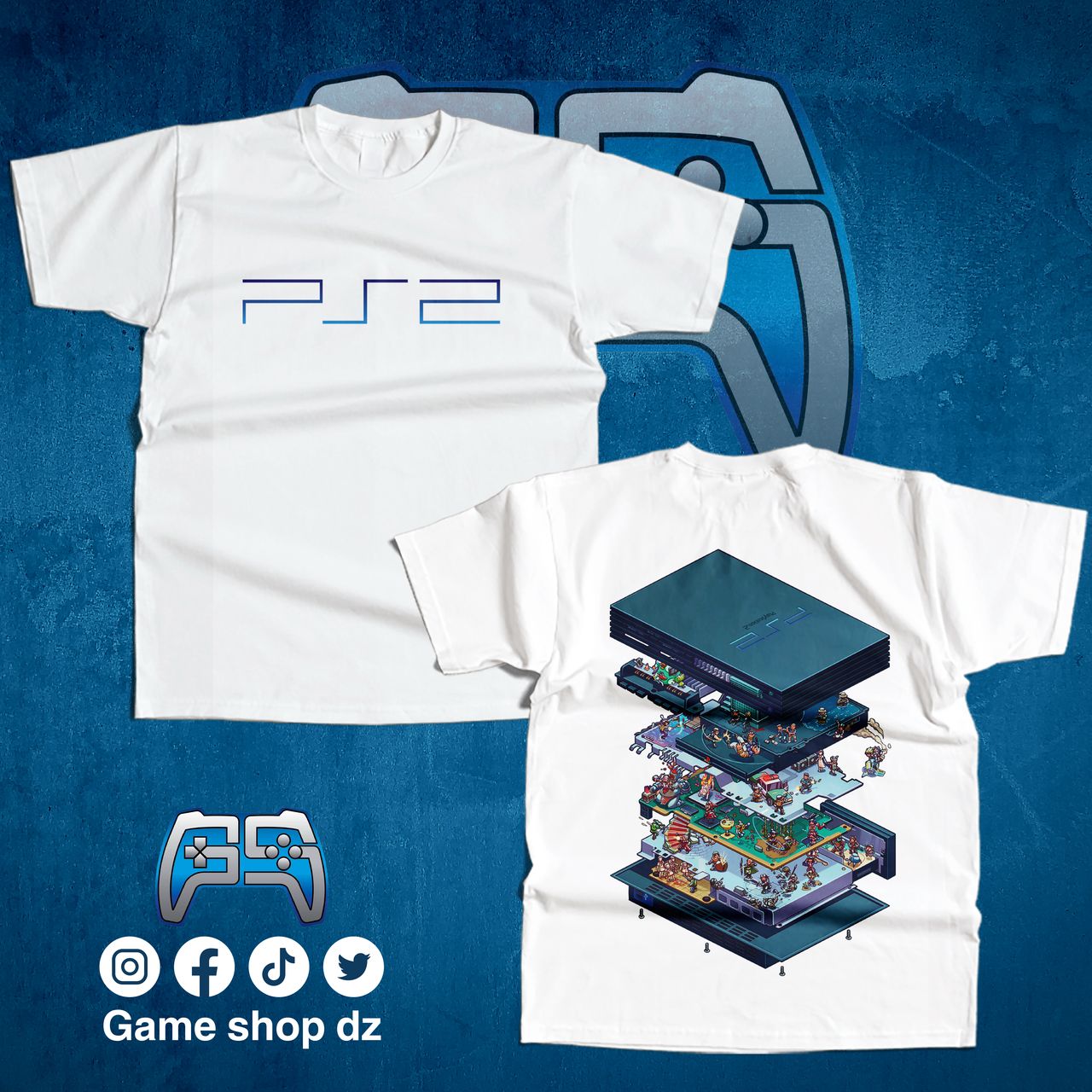 T-SHIRT PLAYSTATION 2