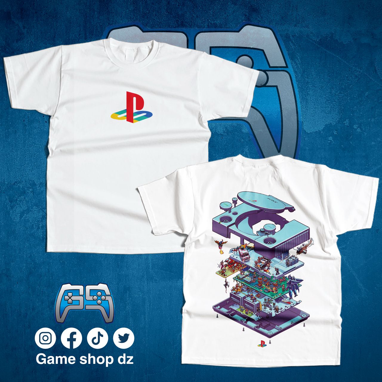 T-SHIRT PLAYSTATION 1