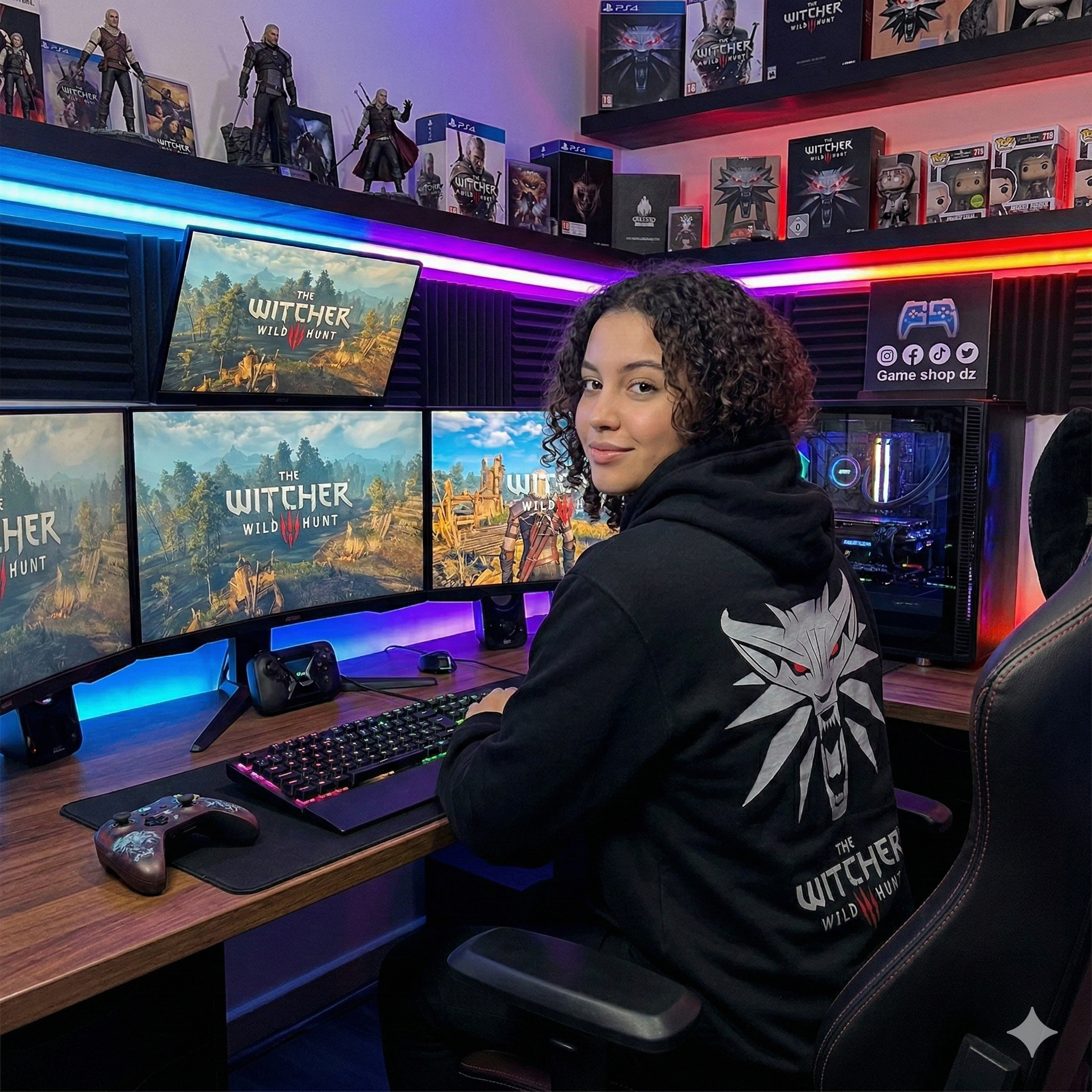 SWEAT-SHIRT THE WITCHER | NOIR