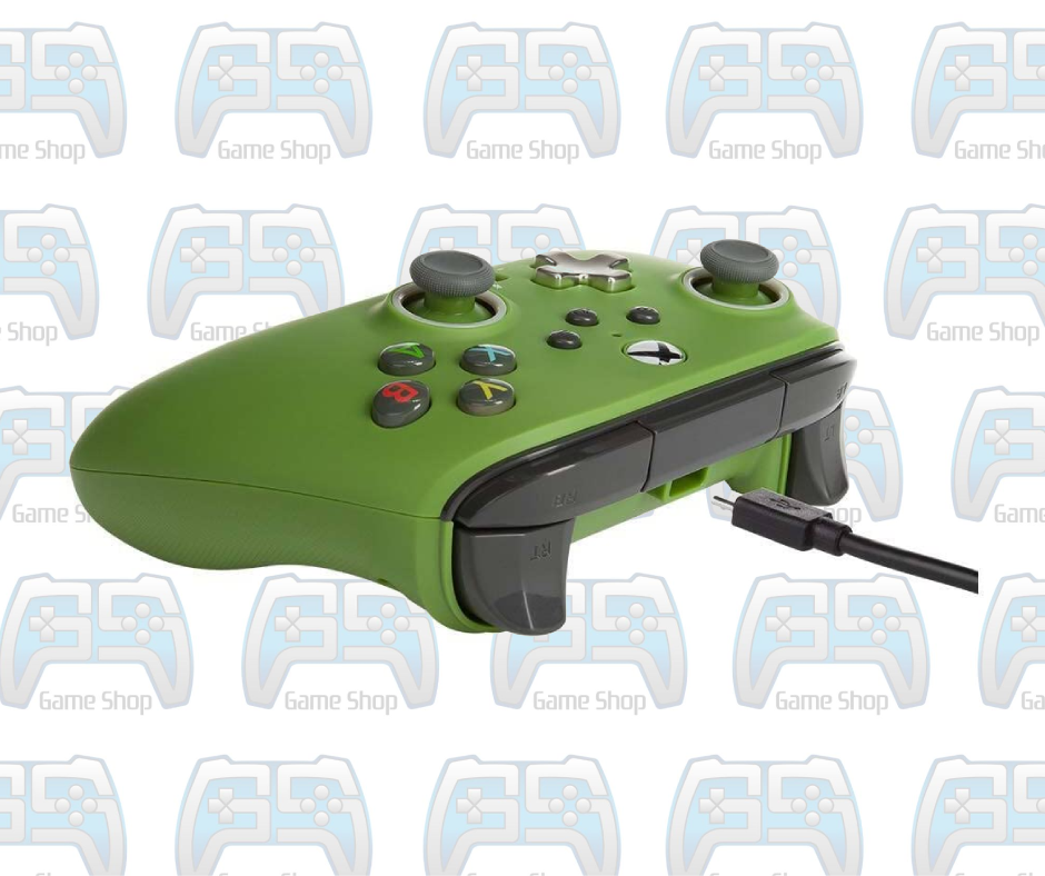 MANETTE POWER A COULEUR VERT SOLDAT | XBOX - PC