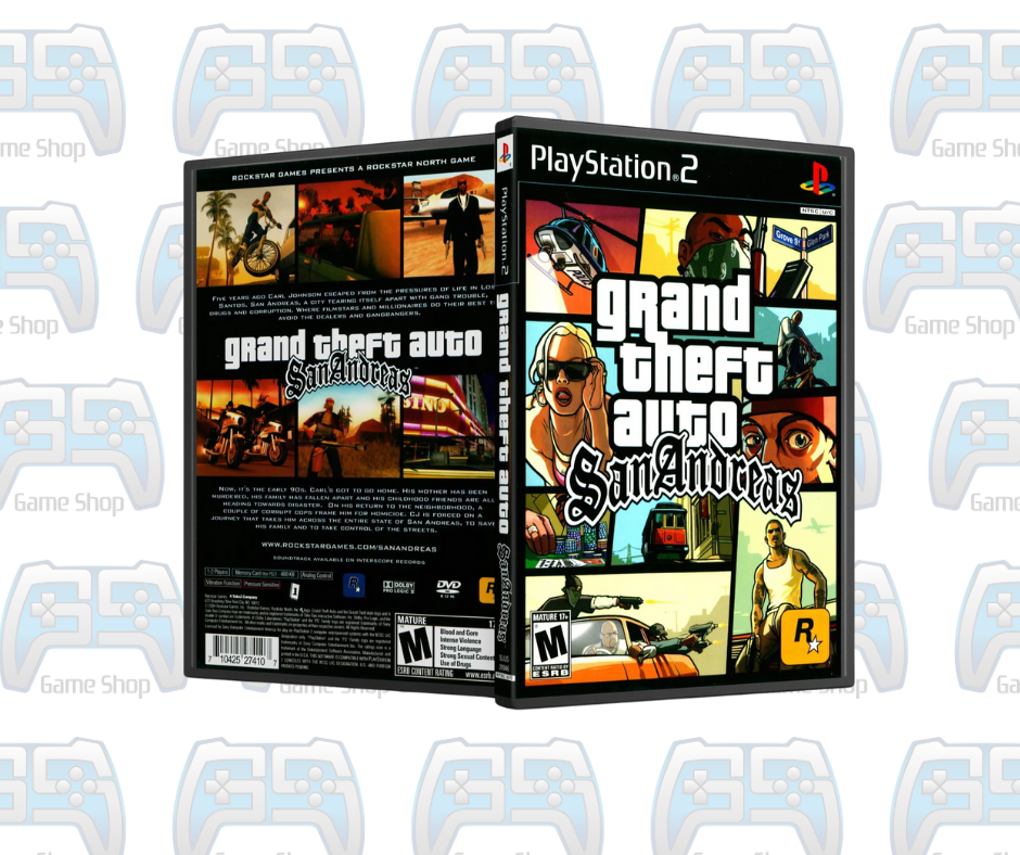 GTA SAN ANDREAS |  PS2 | OCCASION