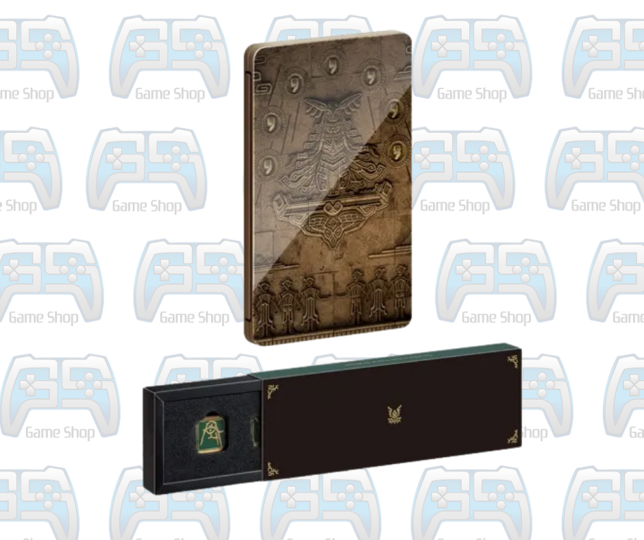 ZELDA TEARS OF THE KINGDOM STEEL BOOK AND PINS | OCCASION