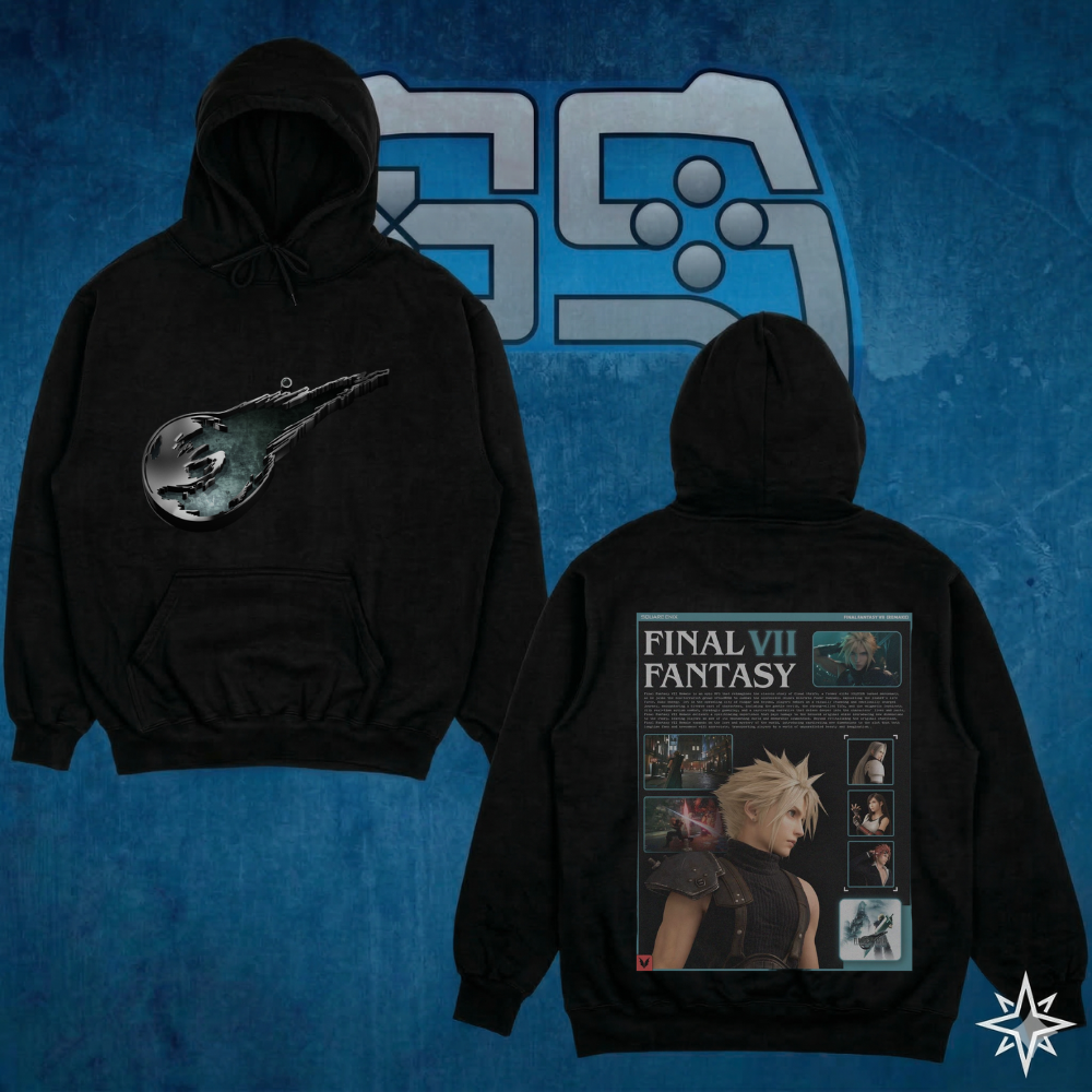 SWEAT-SHIRT FINAL FANTASY 7 | NOIR