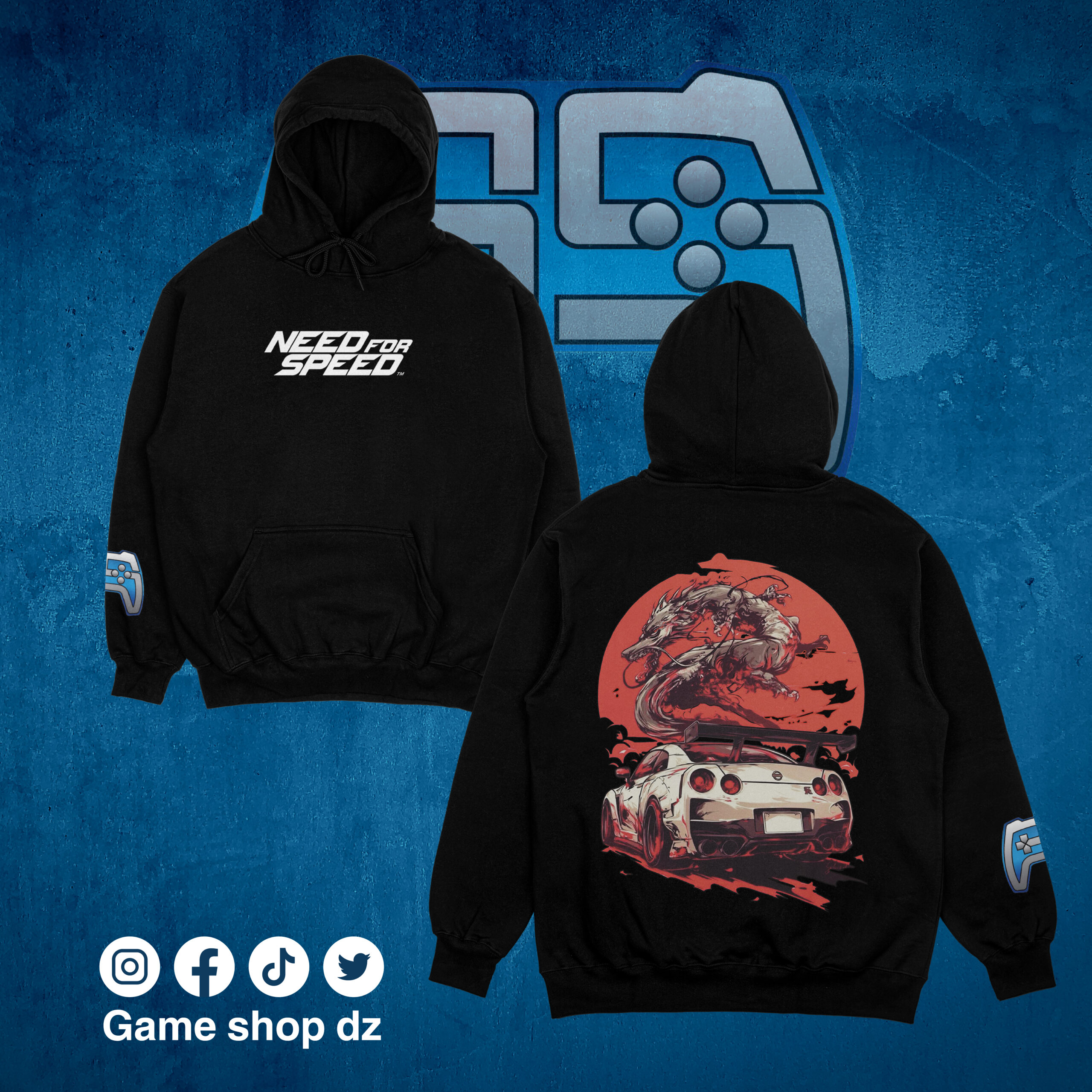 SWEAT-SHIRT NEED FOR SPEED | NOIR