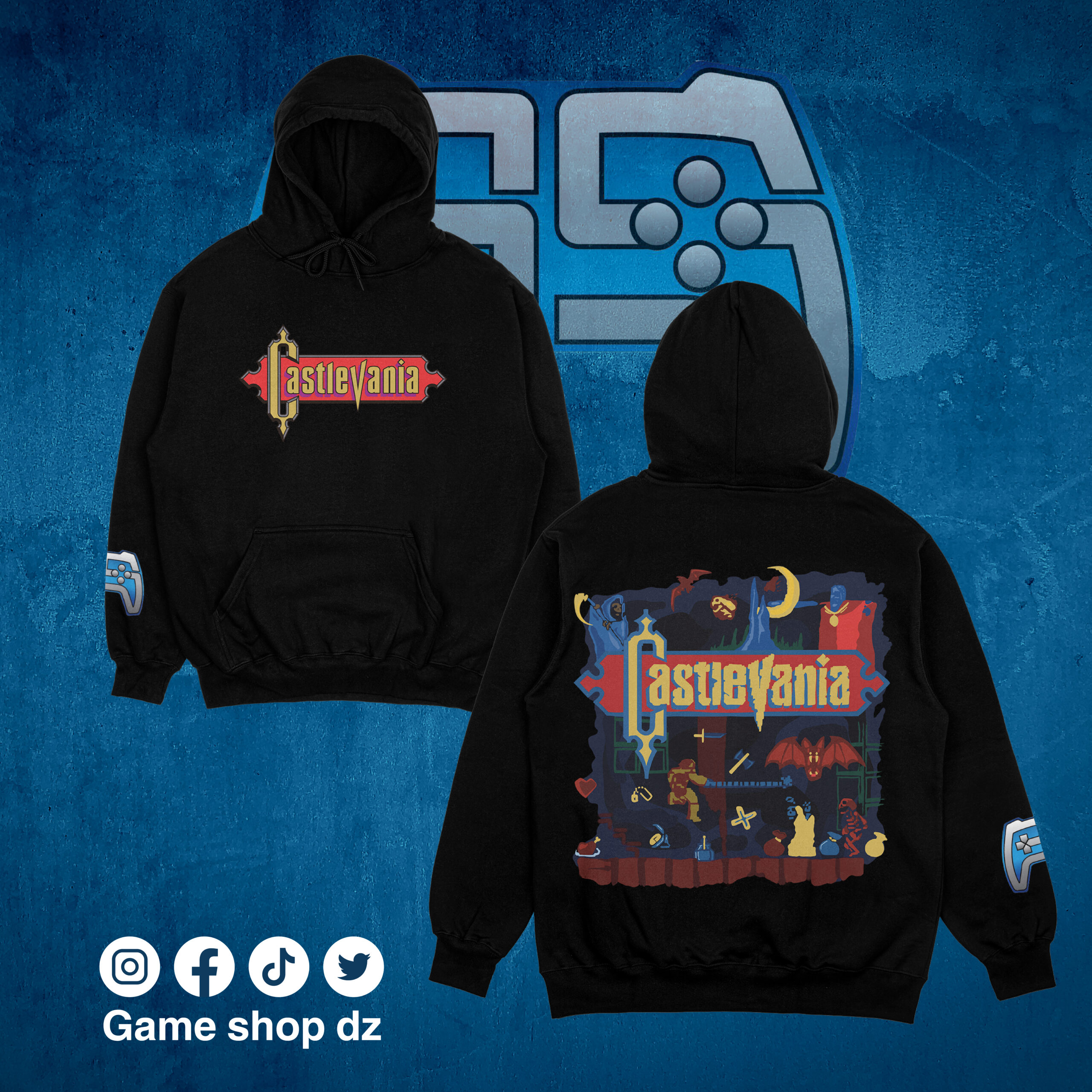 SWEAT-SHIRT  CASTLEVANIA | NOIR