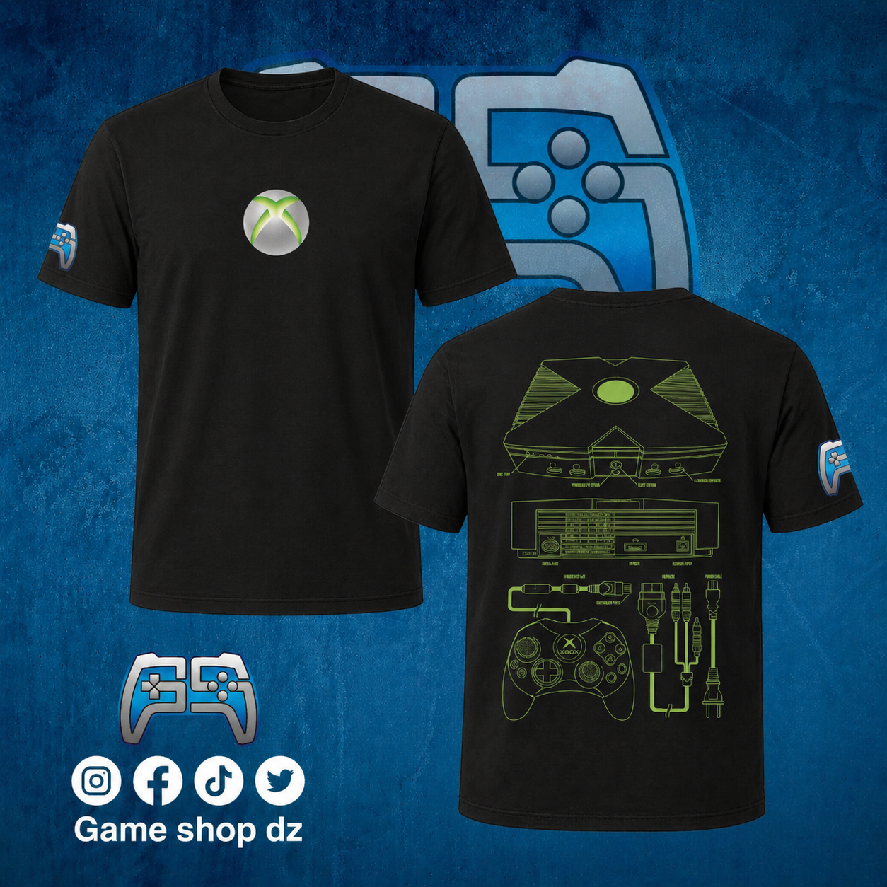 T SHIRT XBOX | NOIR