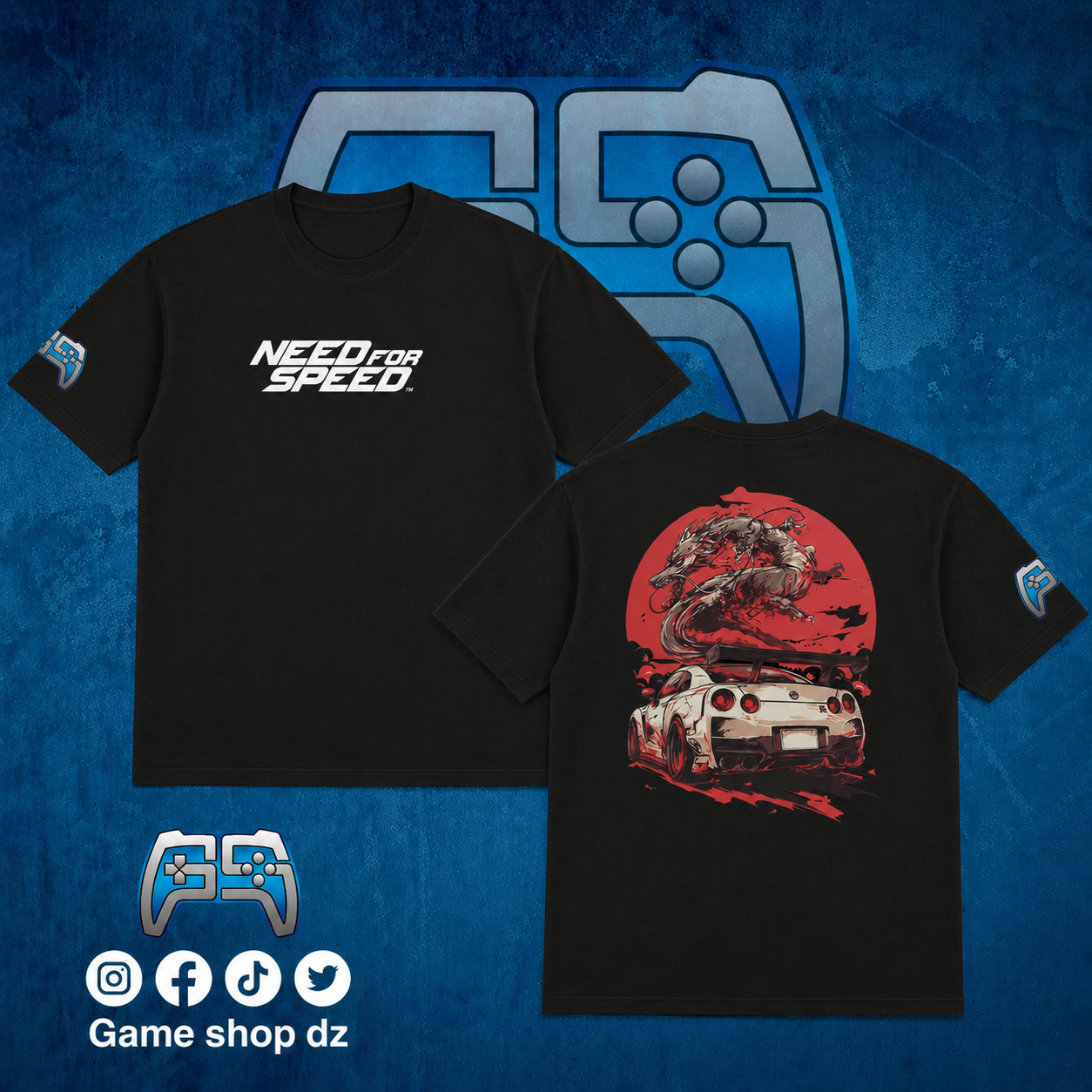 T SHIRT NEED FOR SPEED | NOIR