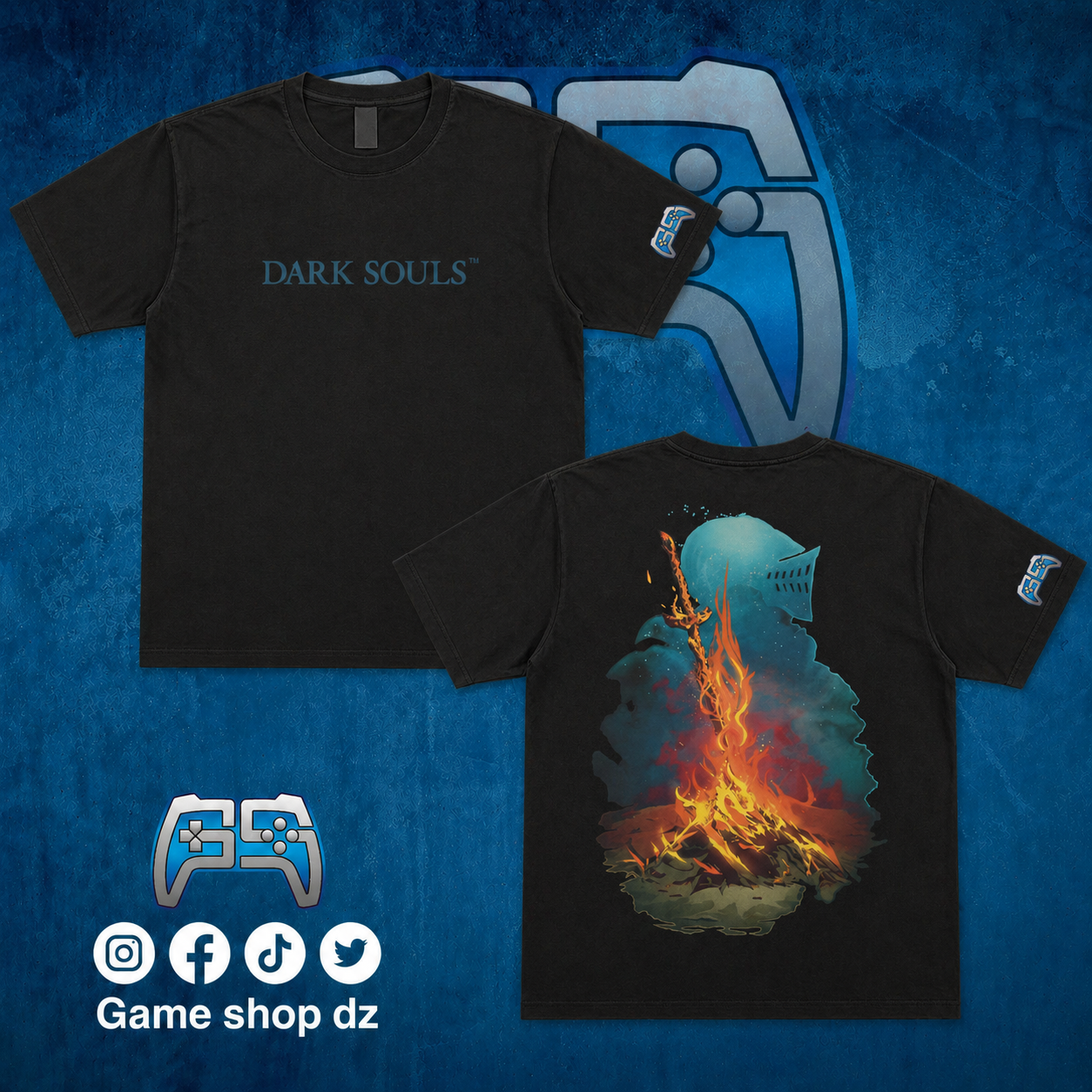 T SHIRT DARK SOULS | NOIR