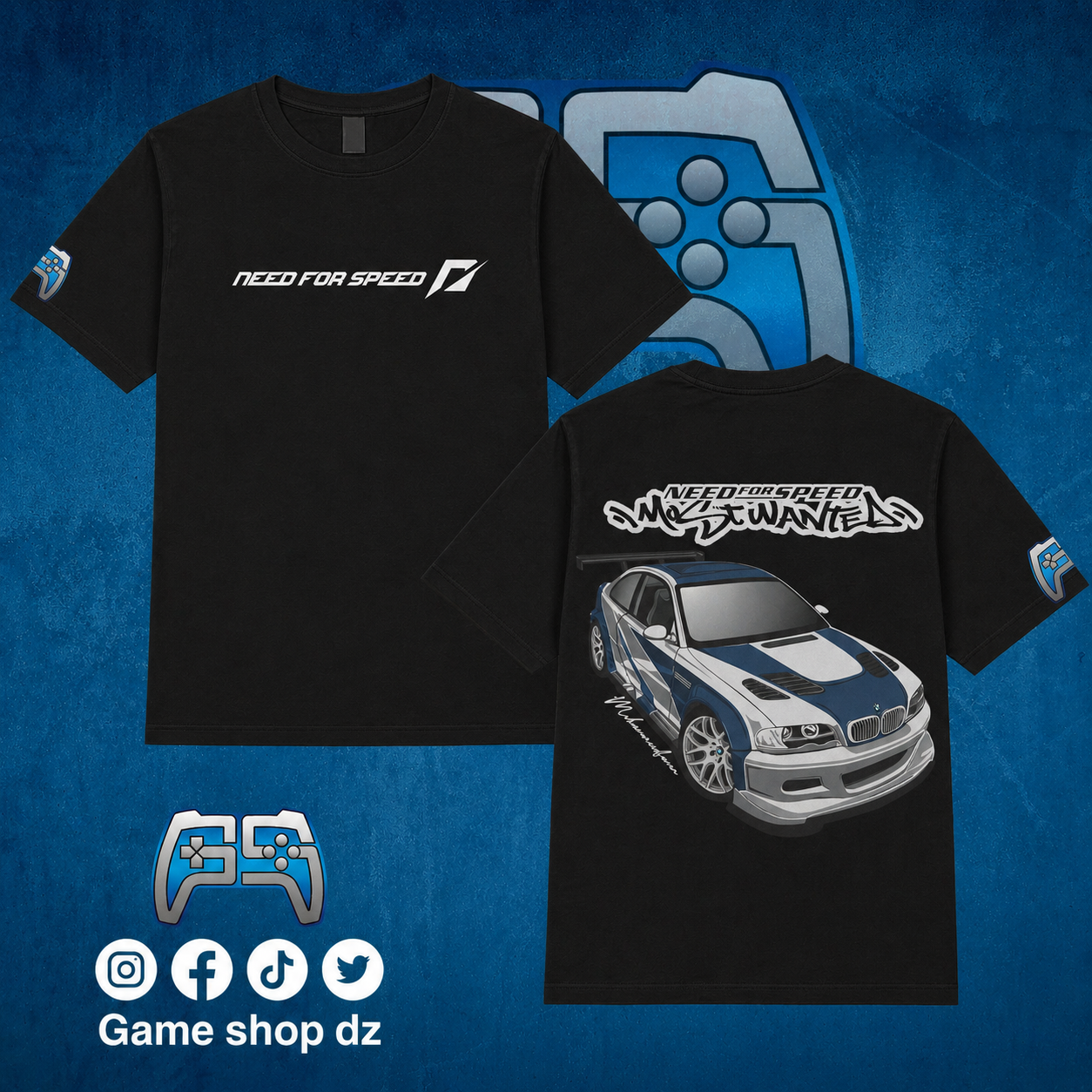 T SHIRT NEED FOR SPEED | NOIR