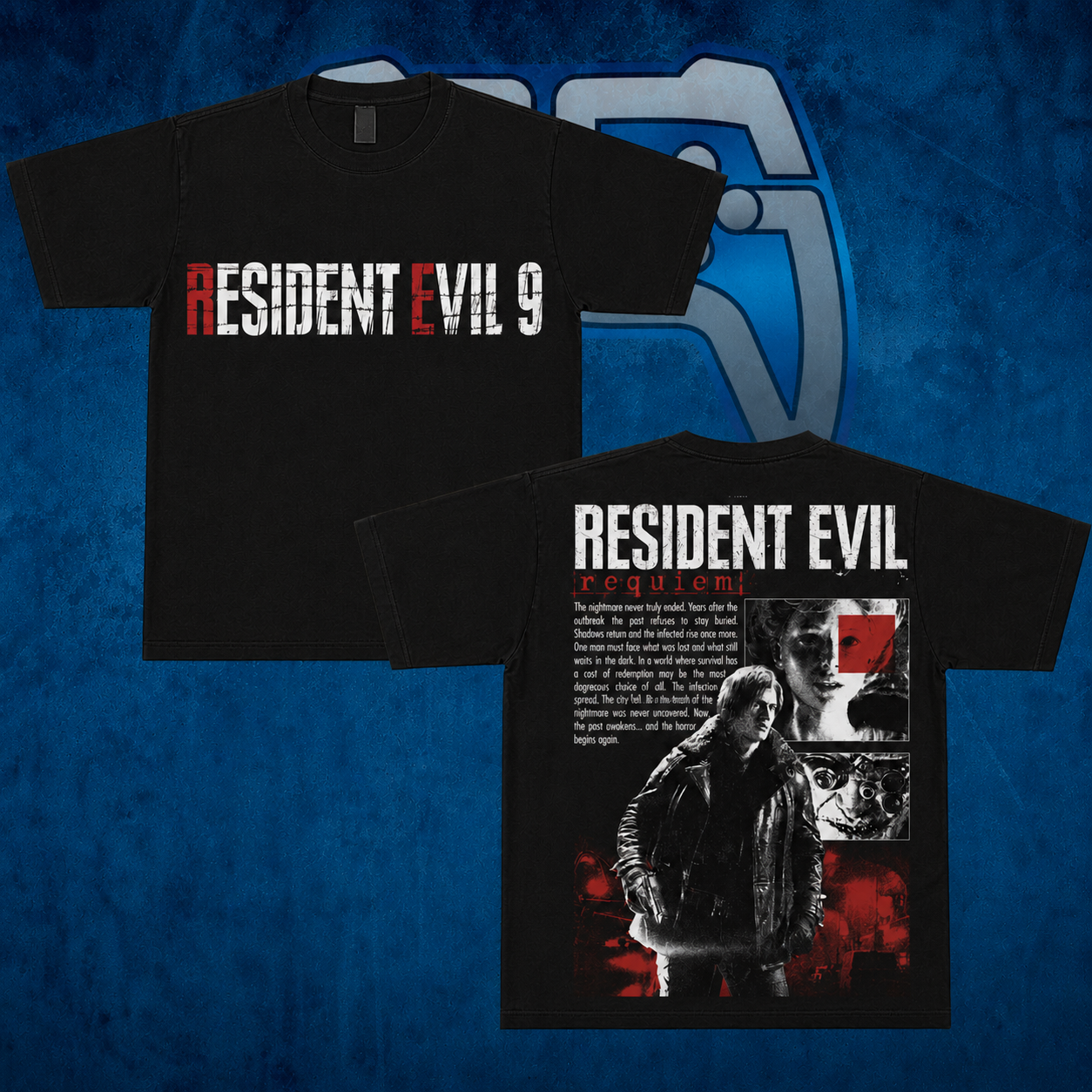 T SHIRT RESIDENT EVIL 9 | NOIR