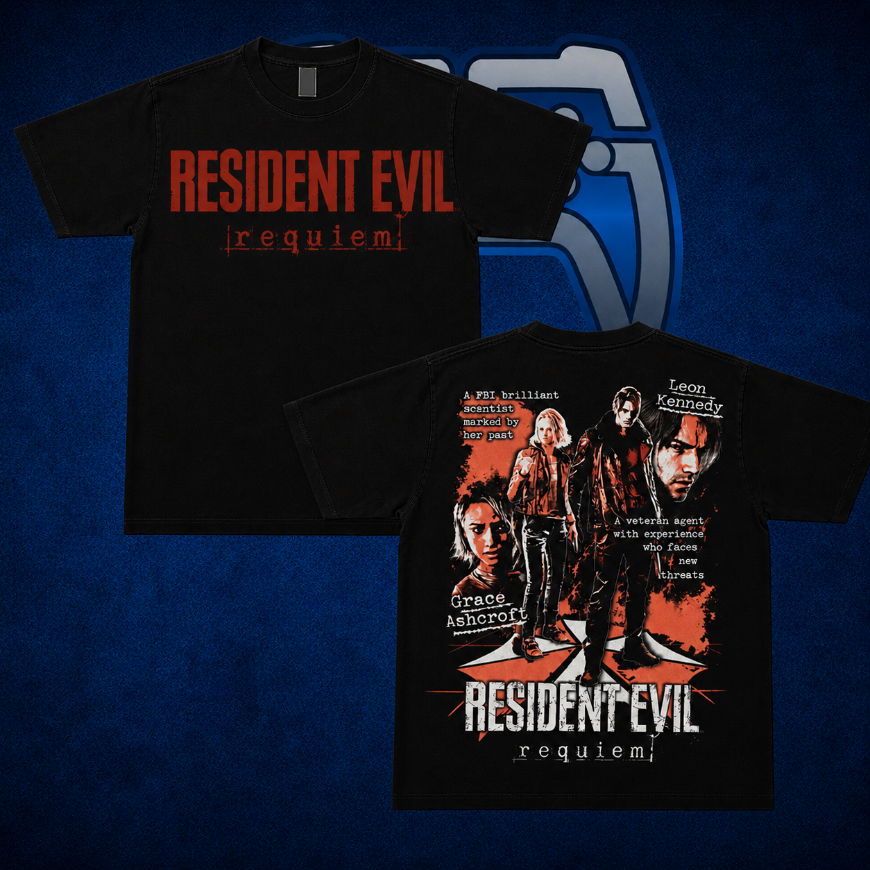 T SHIRT RESIDENT EVIL 9 | NOIR